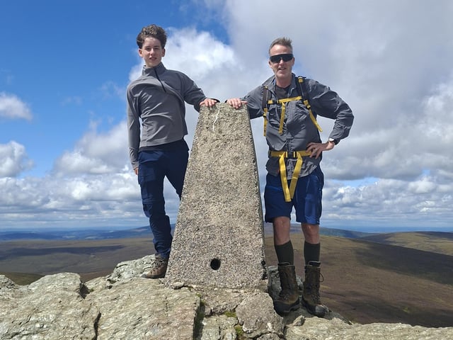 Shae and Andrew Maguire have successfully climbed 43 peaks in Leinster.