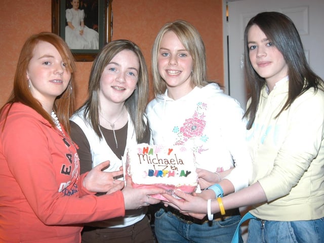 Michaela Lynch's 13th birthday.