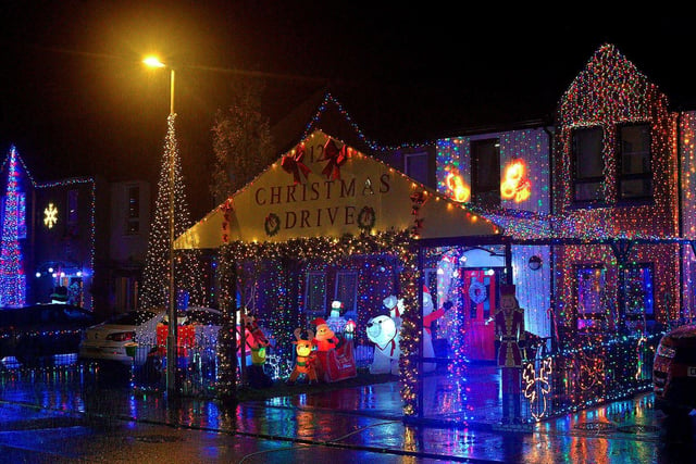 Colourful Christmas Drive aka Racecourse Drive. Photo: George Sweeney.  DER2244GS – 038