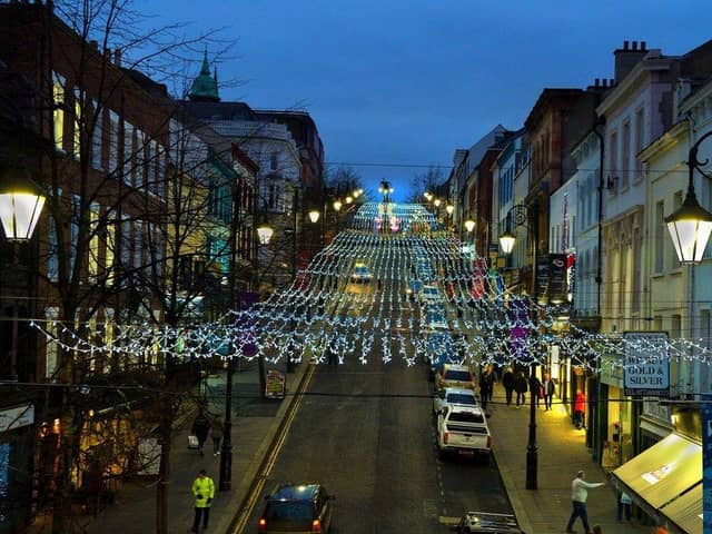 Shipquay Street by night. (File picture)