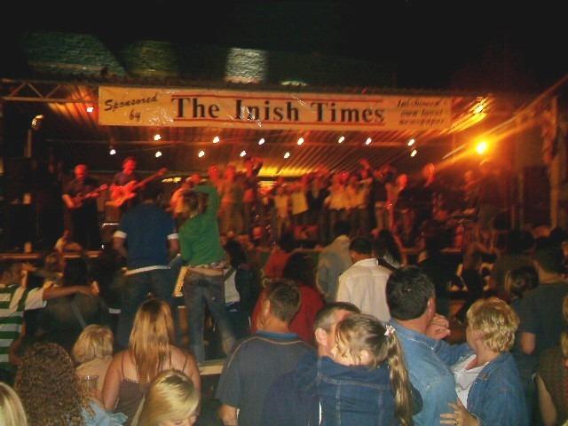 The biggest festival in the Northwest, the Clonmany Festival, back in 2005.