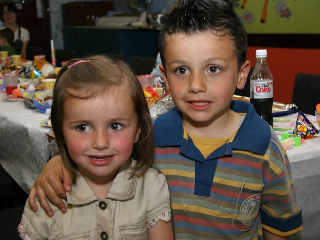 Oran Roddy celebrating his birthday.