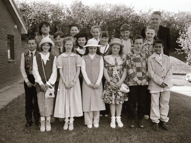 Confirmations from St. Columba's, Holy Child P.S, Chapel Road P.S, Dungiven Road P.S and Rosemount P.S back in 1995.