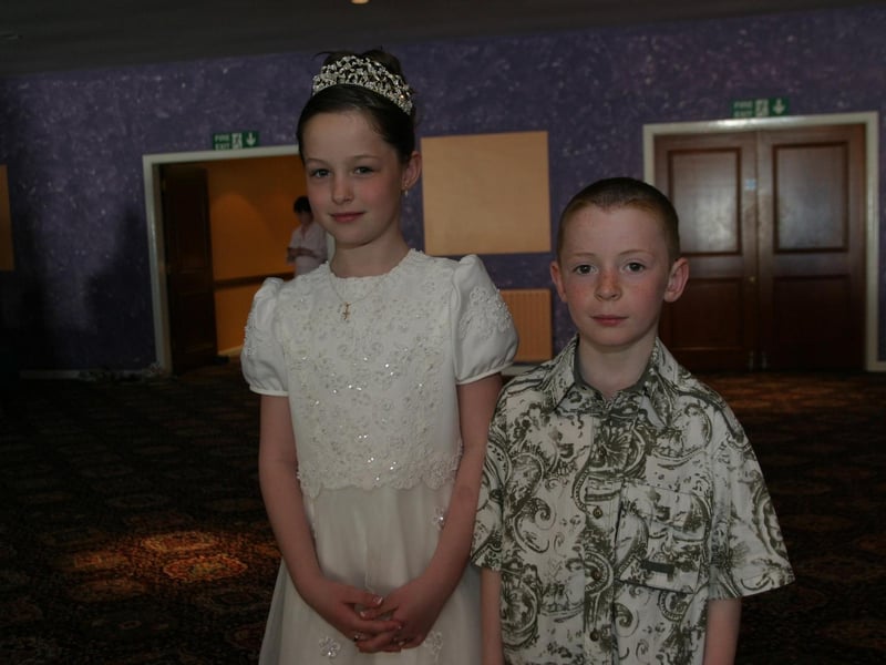 Parties and celebrations back in 2004: Lenisha Barr and Ronan Tracey.