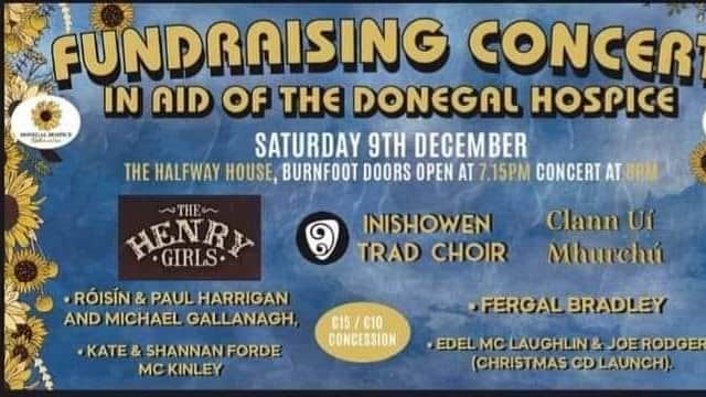 The concert takes place this Saturday.