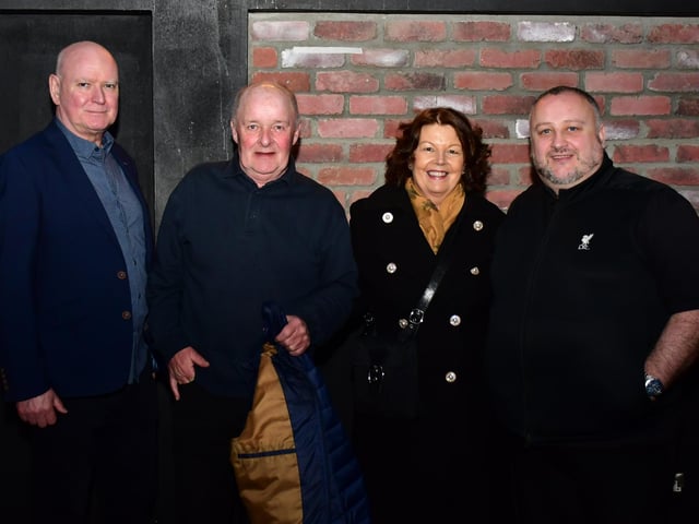 Pictured at the premiere of the ‘Football at the Heart – A Ballymoor Story’, film at the Nerve Centre last week.