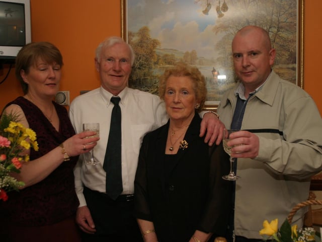 Barney & Eileen McDaid's wedding anniversary celebration in 2004.