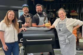 Cullen’s Street Food and Lo & Slo preparing for the 153rd Open Championship:Joanne Cullen, Stewart Fraser, Norman McCorkell and Emily McCorkell.