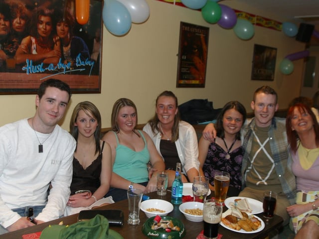 Few drinks for Connor Beattie's birthday.