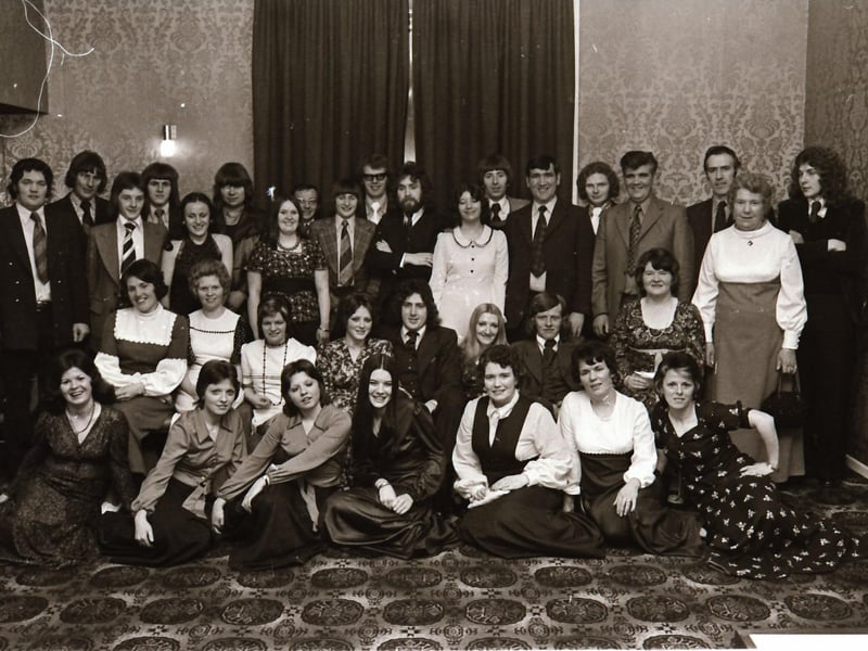 Social gatherings back in 1974.