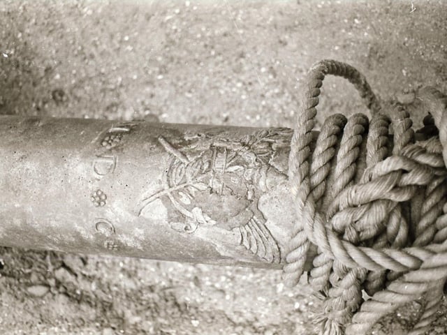 November 1975: Derry Sub Aqua Club members recover a cannon from La Trinidad Valencera four years on from discovering the 1588 Spanish Armada wreck off Kinnego Bay in Inishowen, Donegal.