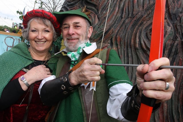Fran and Cyril Lakin, came all the way form Nottingham, for the St.Patrick’s Day celebrations on Derry.