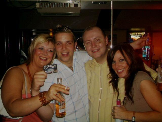 Pictured are people at pubs and nightclubs in Derry back in August 2005.
