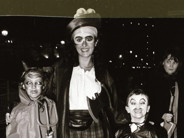 Derry folks dressed up for Halloween night, back in October 1994.