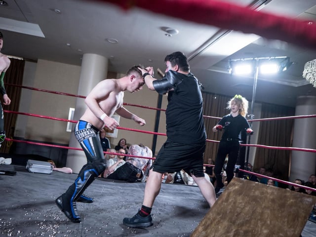 Action from Saturday's Foyle Rumble at the City Hotel. Photographs by Stephen Latimer.