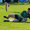 Ross McLaughlin grabbed two tries as City of Derry defeated Banbridge. (Photo: George Sweeney)