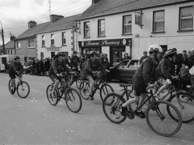 The St. Patrick's Day parade in Moville in 1998.