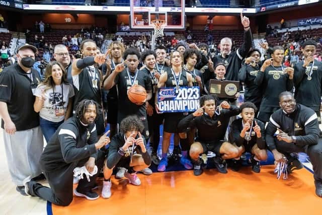 Waterbury Career Academy Spartans, Connecticut State champions 2023.