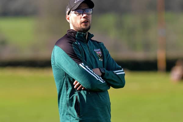 City of Derry Head Coach Richard McCarter. Photo: George Sweeney. DER2312GS – 59