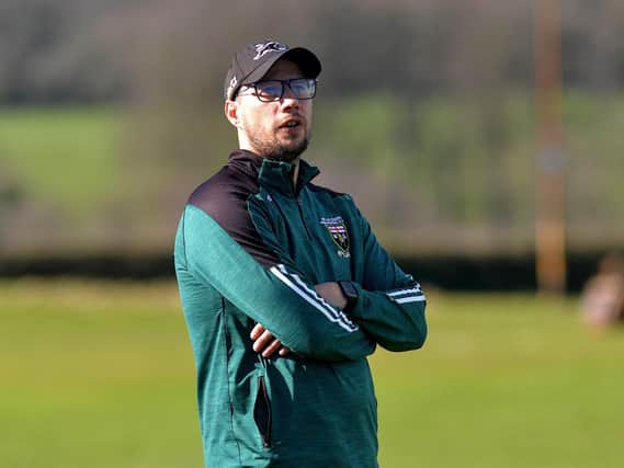 City of Derry Head Coach Richard McCarter. Photo: George Sweeney. DER2312GS – 59