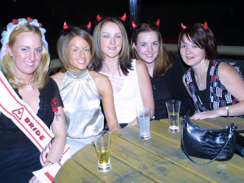Derry people partying in September 2003