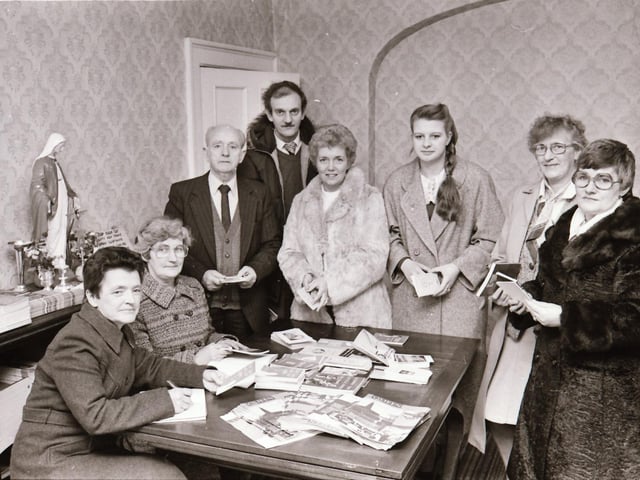 Local people at the Legion of Mary.