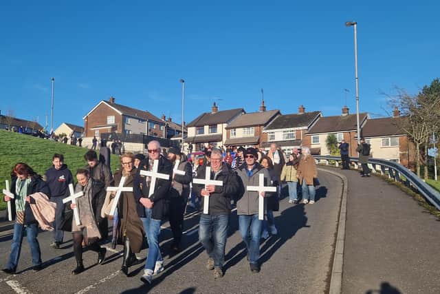 The 53rd Bloody Sunday March marks the anniversary of the murder of 13 unarmed Derry citizens by the British Army during an anti-internment civil rights march in the city on January 30, 1972.