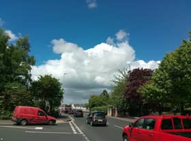 The busy Buncrana Road.