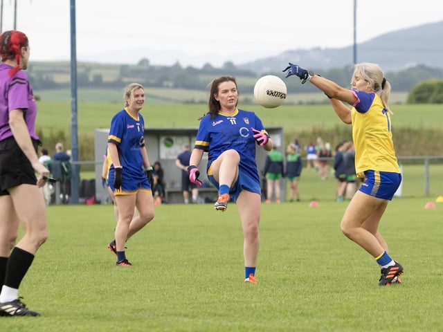 Action from the Burt v Steelstown game on Saturday. (Photos: Jim McCafferty Photography)