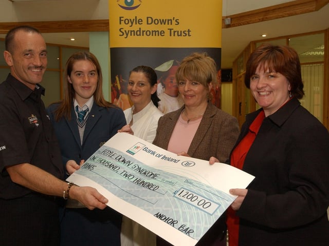 Derry and Donegal secondary school pupils in October 2003