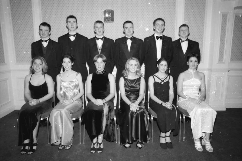 Seated, from left, Becky Ross, Joanne Craig, Catherine Brown, Sara Lynch, Tracey Curtis, and Claire Huey. Standing, from left, Paul Doherty, Declan Sharkey, Richard Turnbull, Mark Gilfhawley, Andrew Kennedy and TJ Menke.