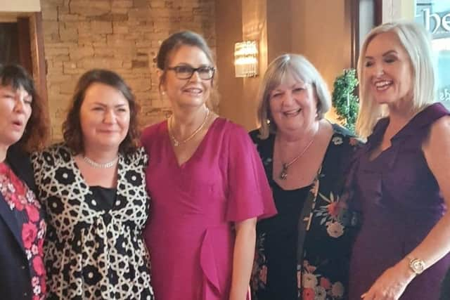 Sisters From L to R, Sharon, Theresa, Sarah, Paula and Debbie.