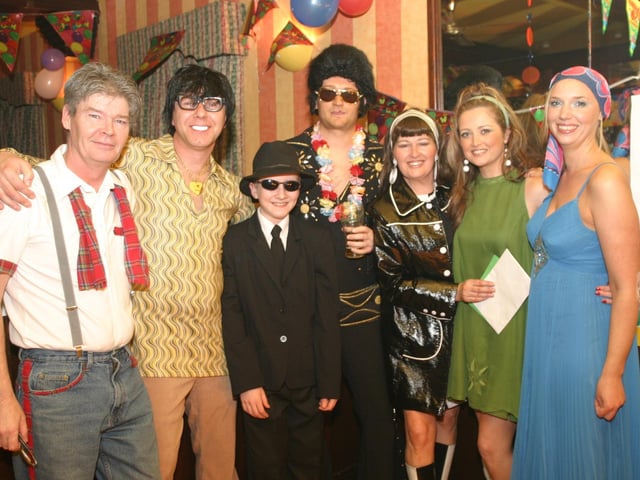 Party celebrations back in 2004: Marlene Patterson.
