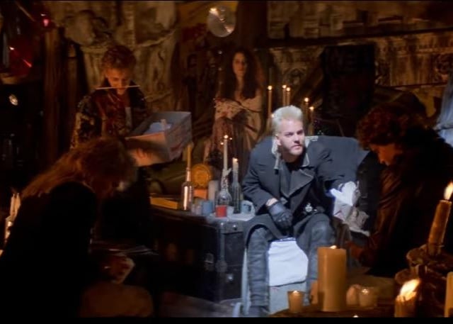 THE LOST BOYS (1987): When it comes to vampire films, few stand up to director Joel Schumacher's slick, action packed horror fest. One of the coolest films of the 80s, this was a teen drama with a twist as a brat pack of rock vampires suck the life out of Santa Carla, a seaside town in California. Into the carnage arrive unsuspecting brothers Michael and Sam (Jason Patric and Corey Haim) and their single mom Lucy (Dianne West), only for each to catch the attention of this gang of human leeches. It's a lot scarier than it sounds thanks to a menacing Kiefer Sutherland as leader of the pack vampire David and Edward Harmann hamming it up as Max as well as surprisingly good special effects and make up. The comic antics of the vampire hunting young mortals the Frogg brothers add light relief. Best scene: The bridge encounter, anything with the uber-cool eccentric Grandpa (Barnard Hughes). (Image: YouTube)