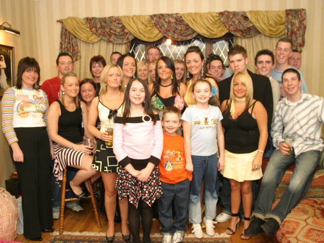 Derry people enjoying parties in 2004. Holly Leake