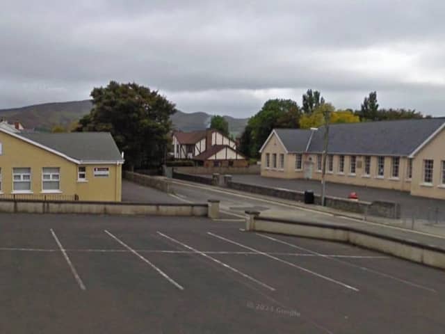 Scoil Iosagain, Buncrana. Picture: Google Earth.