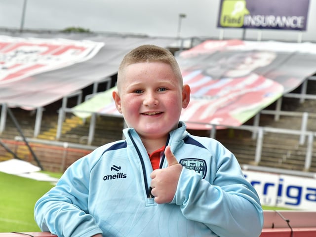 This Derry City fan is confident ahead of kick-off.