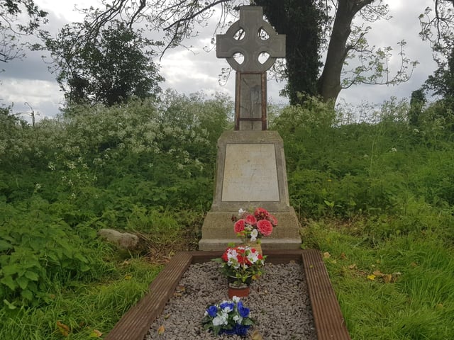 Gertrude's grave at Ballybogan Graveyard, near Lifford.