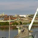 The Peace Bridge in Derry.