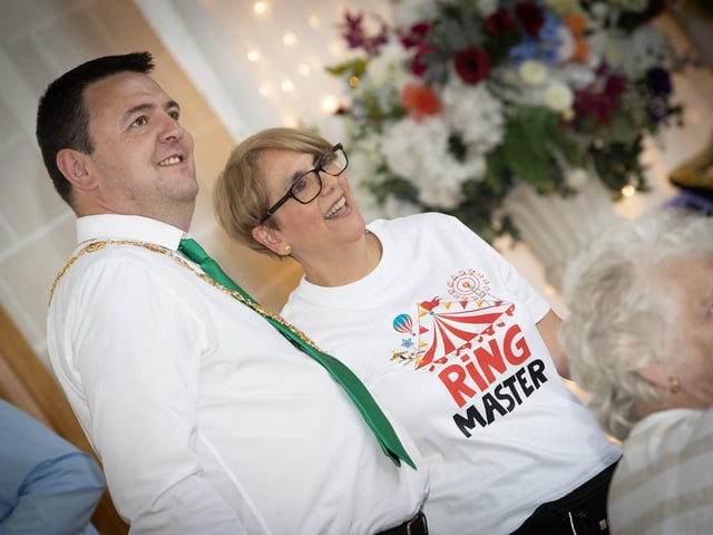 DEEDS Co-ordinator Sinead Devine pictured with the Mayor of Derry City and Strabane District Council, Ruairi McHugh on Tuesday at Bishop's Field Centre. (Photos: Jim McCafferty Photography) : .