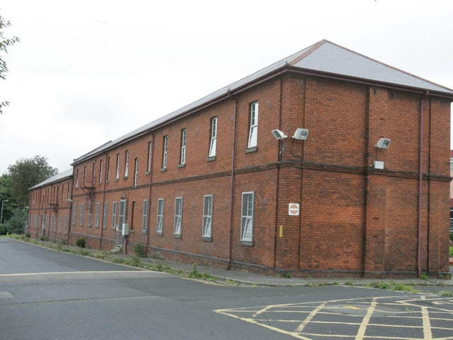 The former British Army military barracks at Ebrington in September 2005 shortly after it was transferred to the Executive.