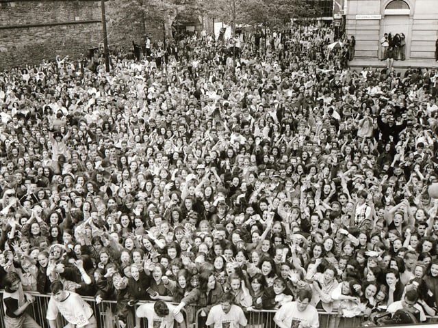 A massive crowd turned out for the BBC Radio 1 roadshow.