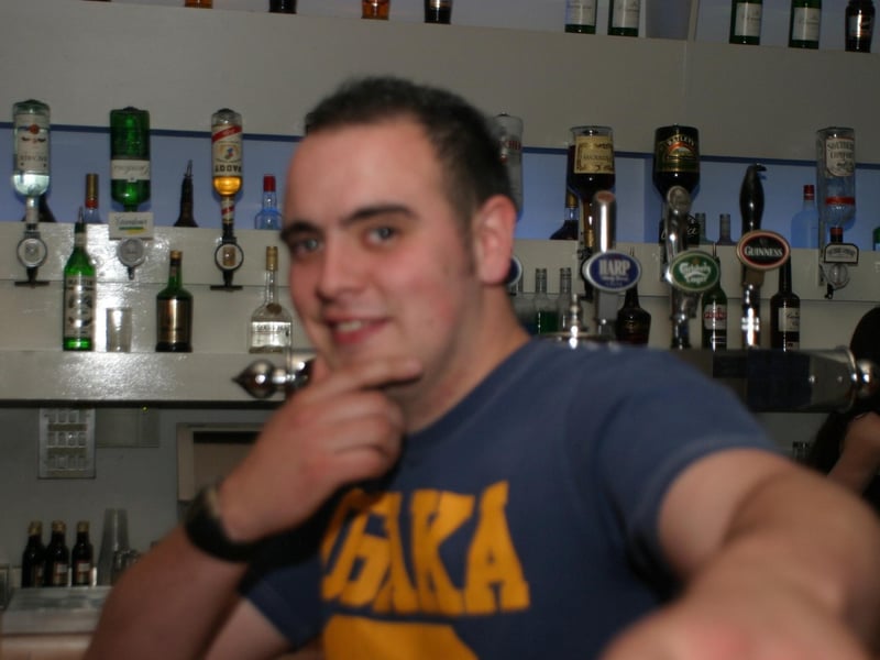 Parties and nights out in July 2004. Sean Mitchell