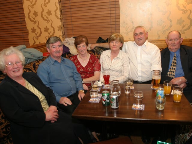Pictures of Derry people partying in November 2003
