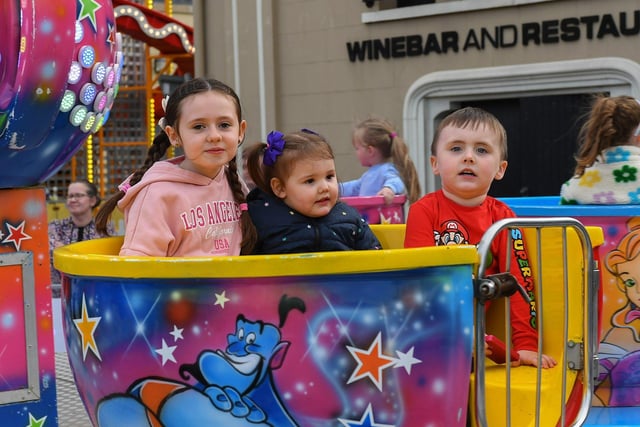 The carousel is popular at the Foyle Maritime Festival.  Photo: George Sweeney