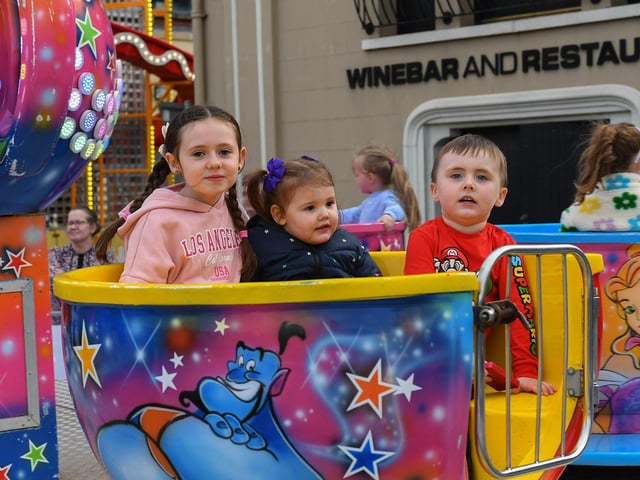 The carousel is popular at the Foyle Maritime Festival.  Photo: George Sweeney