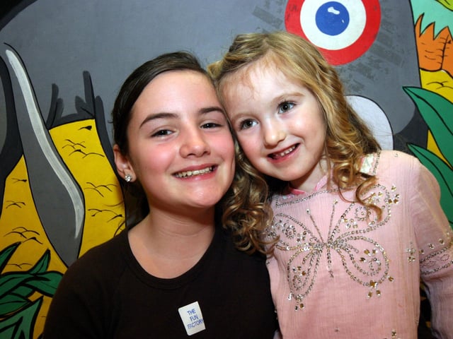 Adrianna smiles for the camera with her sister Nicole 0028/JML : Parties and celebrations January 2006: Adrianna McIntyre.