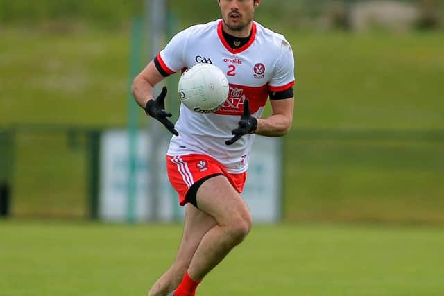 Chrissy McKaigue. Slaughtneil and Derry senior footballer. Photo: George Sweeney. DER2121GS – 008