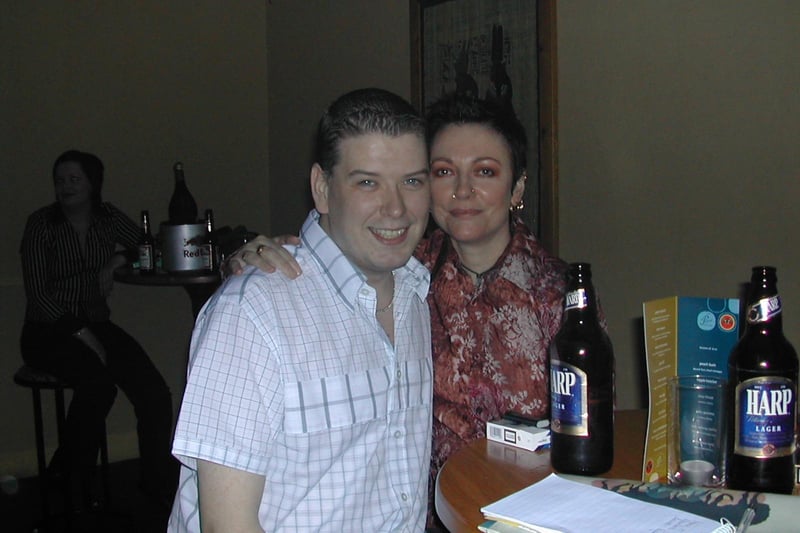 A night out at Pepes back in February 2003.