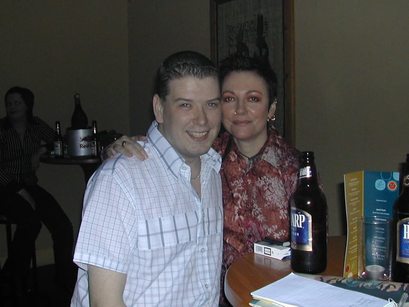A night out at Pepes back in February 2003.